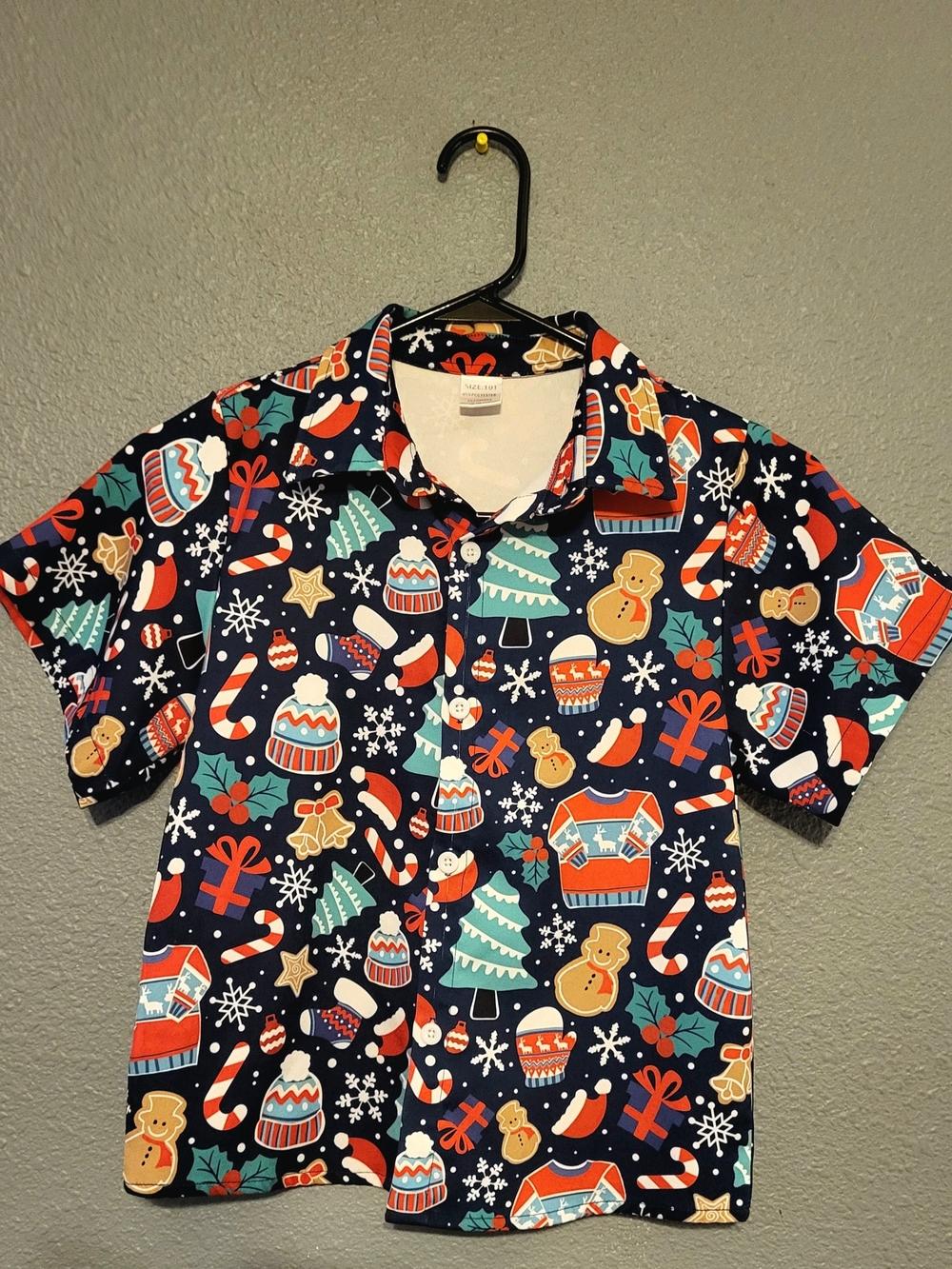 Christmas Holiday Button Down Shirt